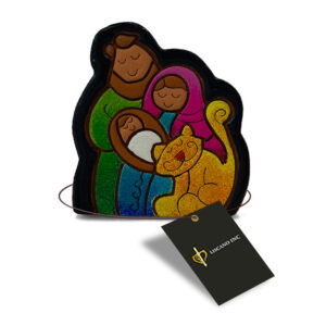 Mini Silhouette Nativity with Kitty
