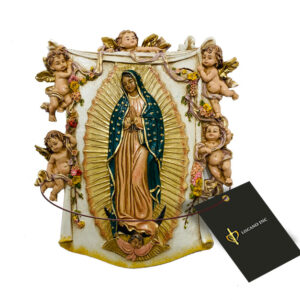 Our Lady of Guadalupe with Angels - Plaque