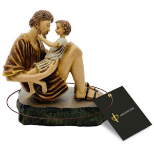 St. Joseph playing with Jesus