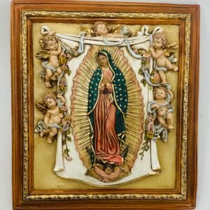 Our Lady of Guadalupe with Angels - Plaque