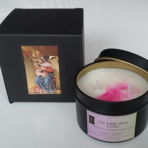 Our Lady of La Leche candle