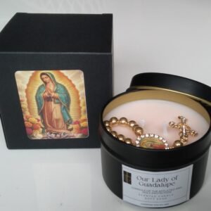 Our Lady of Guadalupe candle